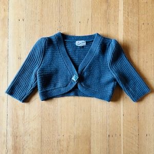 Anthropologie Laureate Lane gray wool shrug